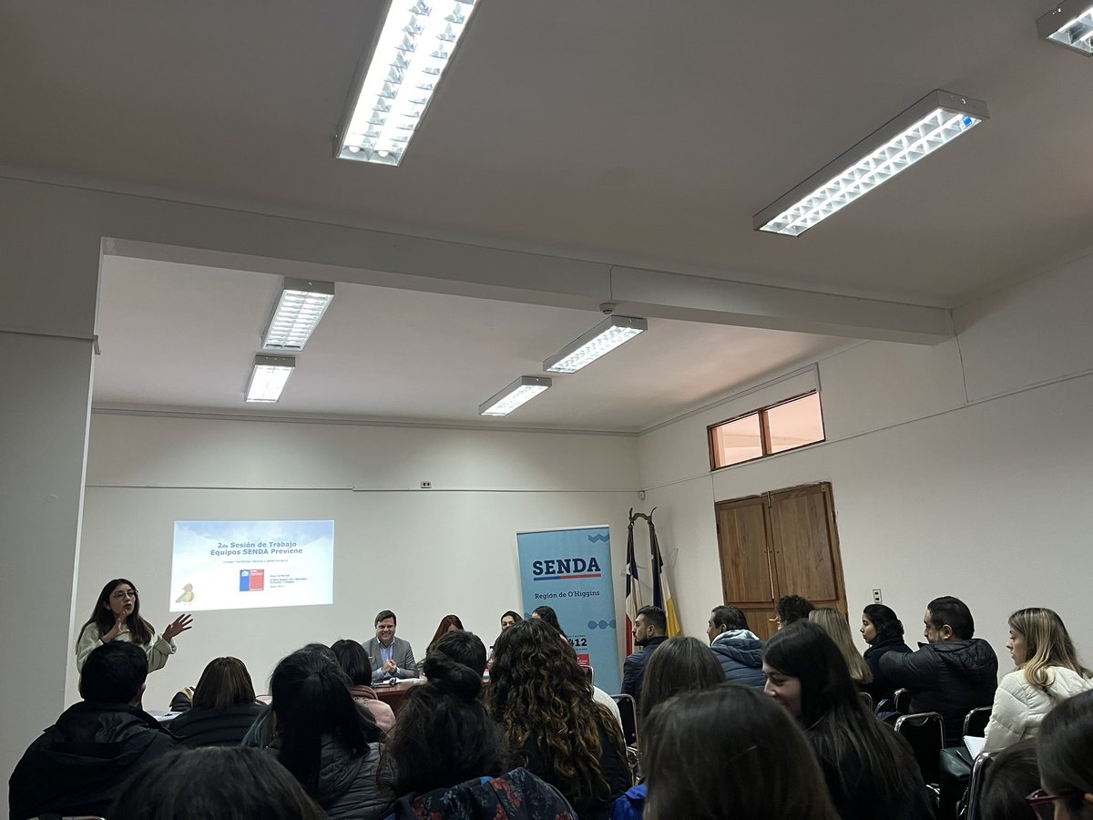 sendaohiggins's tweet photo. ➡️ SENDA O’Higgins realiza 2da jornada de sesión de trabajo con Equipos SENDA Previene de la #regiondeohiggins donde se hablaron temas de #gestiónterritorial #ofertaprogramatica y #factoresprotectores en el marco de la conmemoración del Mes de la Prevención #MásComunidad https://t.co/r1F1ReQp2b