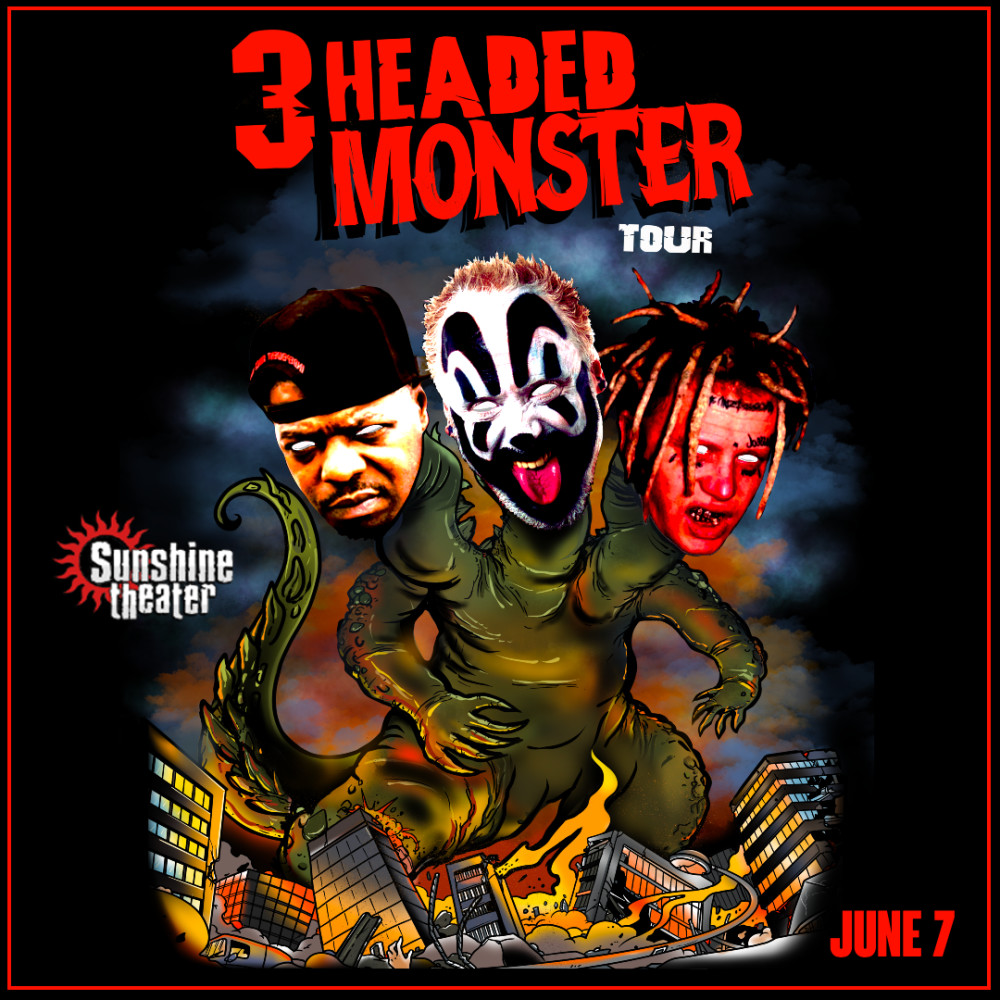 VIOLENT J 3 Headed Monster Tour @ Sunshine Theater (Wed) Jun 7th 8:00pm hmt.fm/tw/413391