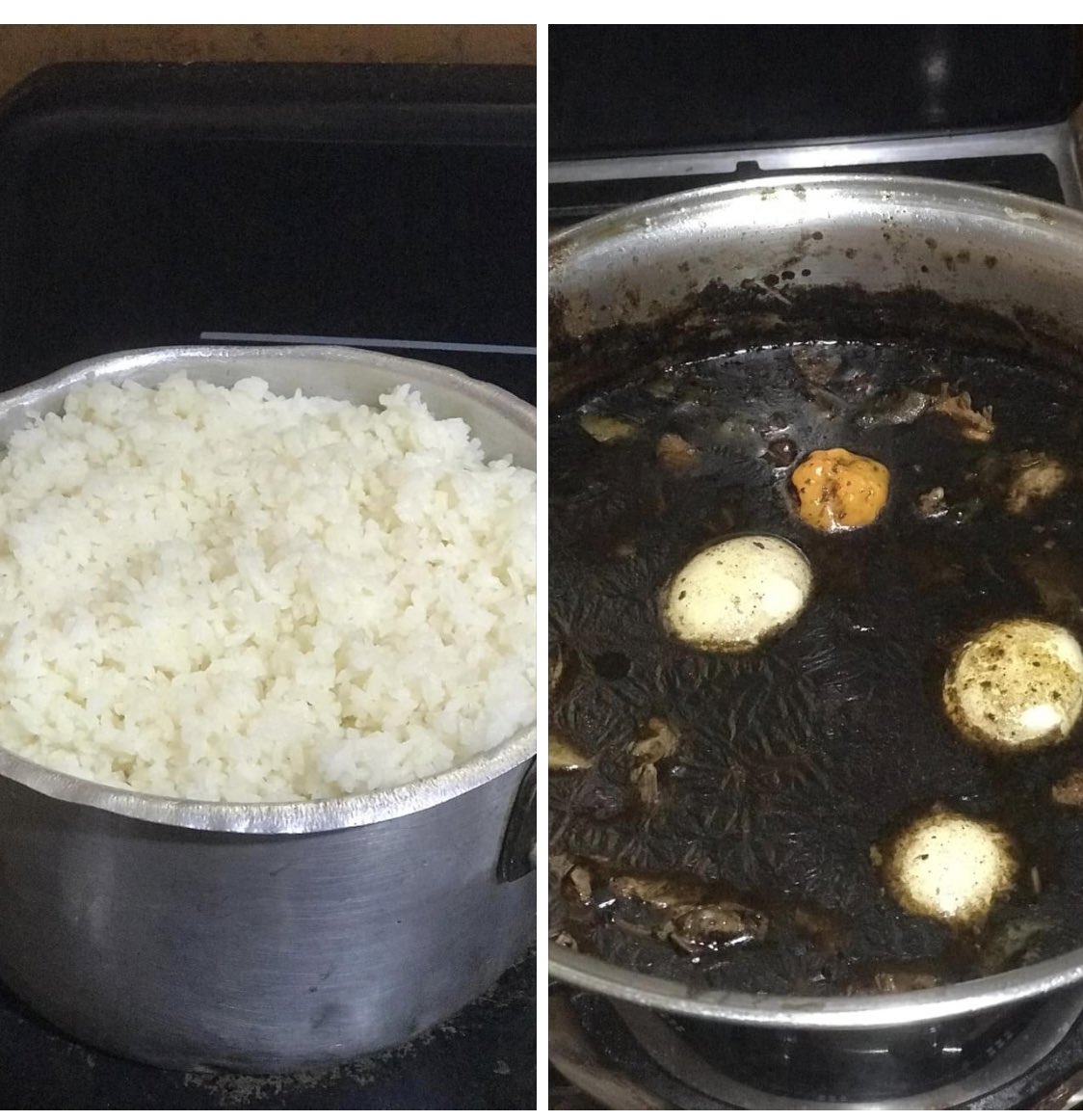 CTaughtU's tweet photo. Enough wrong ina di world already yo nuh need fi eat black dinna with rice pan top https://t.co/E7OIRibHve