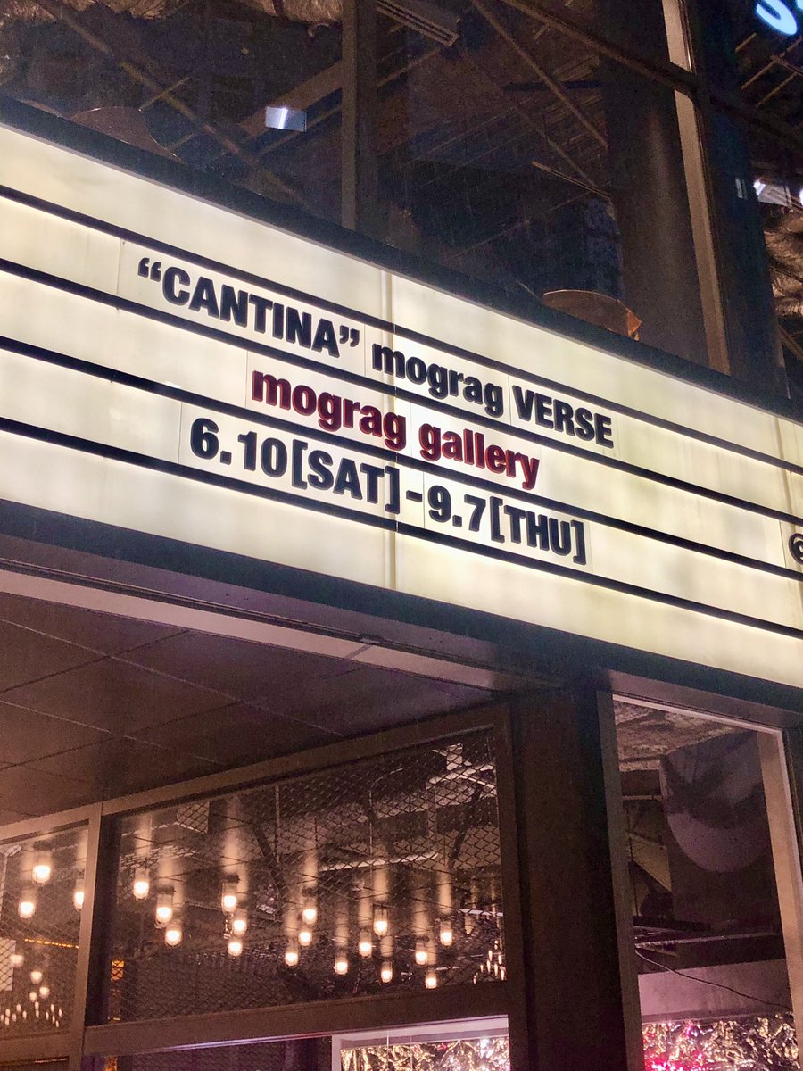 mograg gallery (@mograggarage) on Twitter photo mograggalleryがキュレーションする激アツグループ展“CANTINA” mograg VERSE、まもなく始まります。
会場:DIESEL ART GALLERY <a href="/DieselART/">DIESEL ART GALLERY</a>
会期:2023.6.10.Sat– 9.7.Thu
ドキドキが止まりません!
詳細👉 bit.ly/3WIqdVK mograggalleryがキュレーションする激アツグループ展“CANTINA” mograg VERSE、まもなく始まります。
会場:DIESEL ART GALLERY <a href="/DieselART/">DIESEL ART GALLERY</a>
会期:2023.6.10.Sat– 9.7.Thu
ドキドキが止まりません!
詳細👉 bit.ly/3WIqdVK