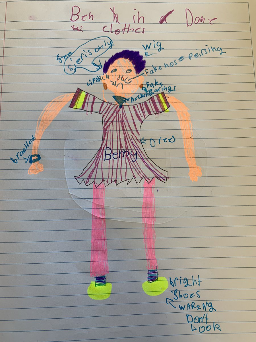 Pukeko_Calvert's tweet photo. Ben’s dance costume by Maddie and Olive @ChapterChatNZ https://t.co/zrQWfEiQFP