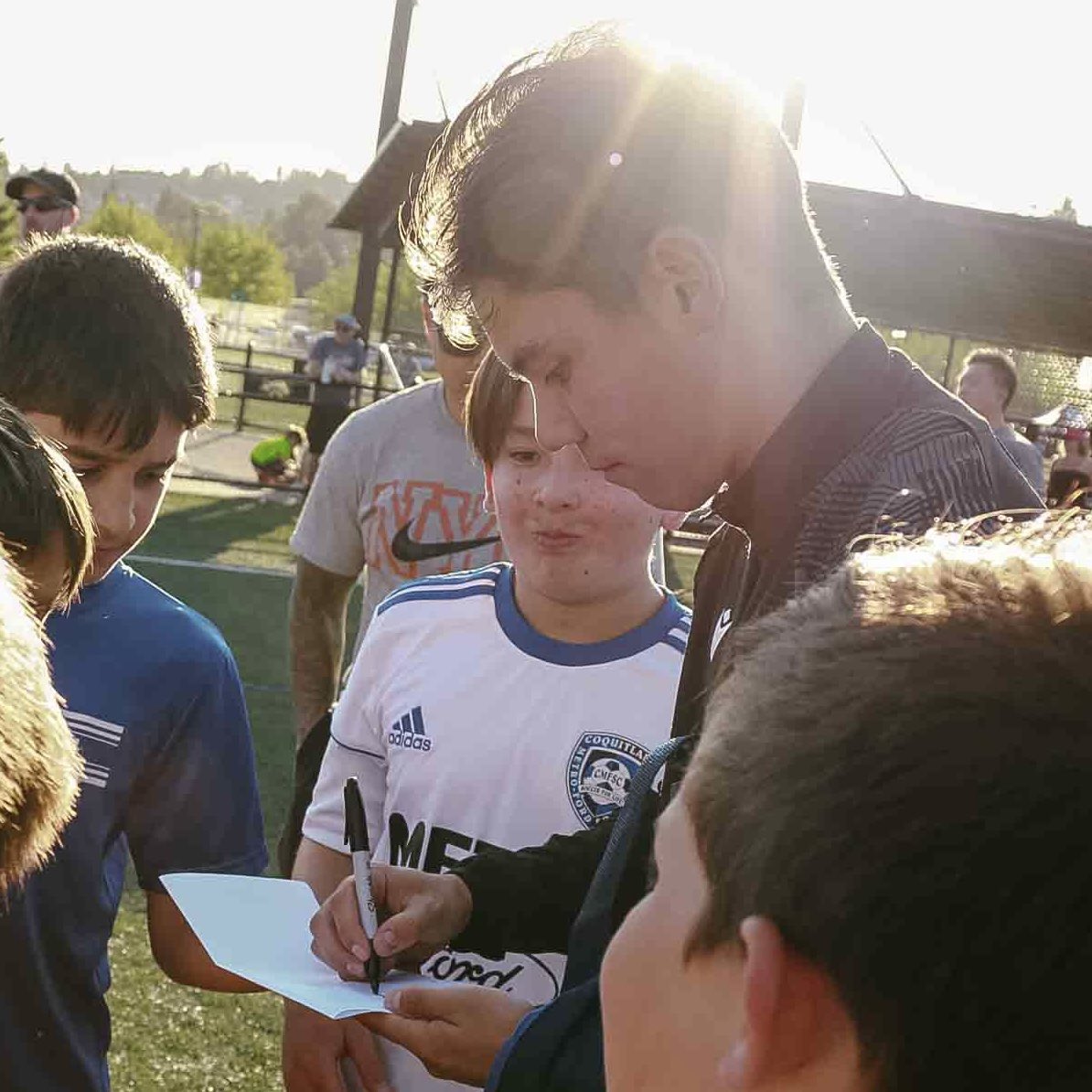 Web Article ‼️: Inspiring the next generation of Canadian footballers 🇨🇦 This week VFC players @jkadinchung and Anthony White paid visit to the youth team where they started playing football as kids. ✍️: vancouverfc.canpl.ca/article/vancou… #VancouverFC | #CanPL