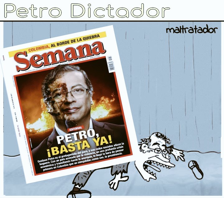 Primero tumbamos a Gustavo Petro, que el a, Semana...
 #YoRespaldoASemana
#GolpeDeEstado
#FelizMiercoles #SiguemeYTeSigo
#PetroNoMateABenedetti 
#QuierenPararElCambio 
#LaMarchaDePetroEs
Benedetti...