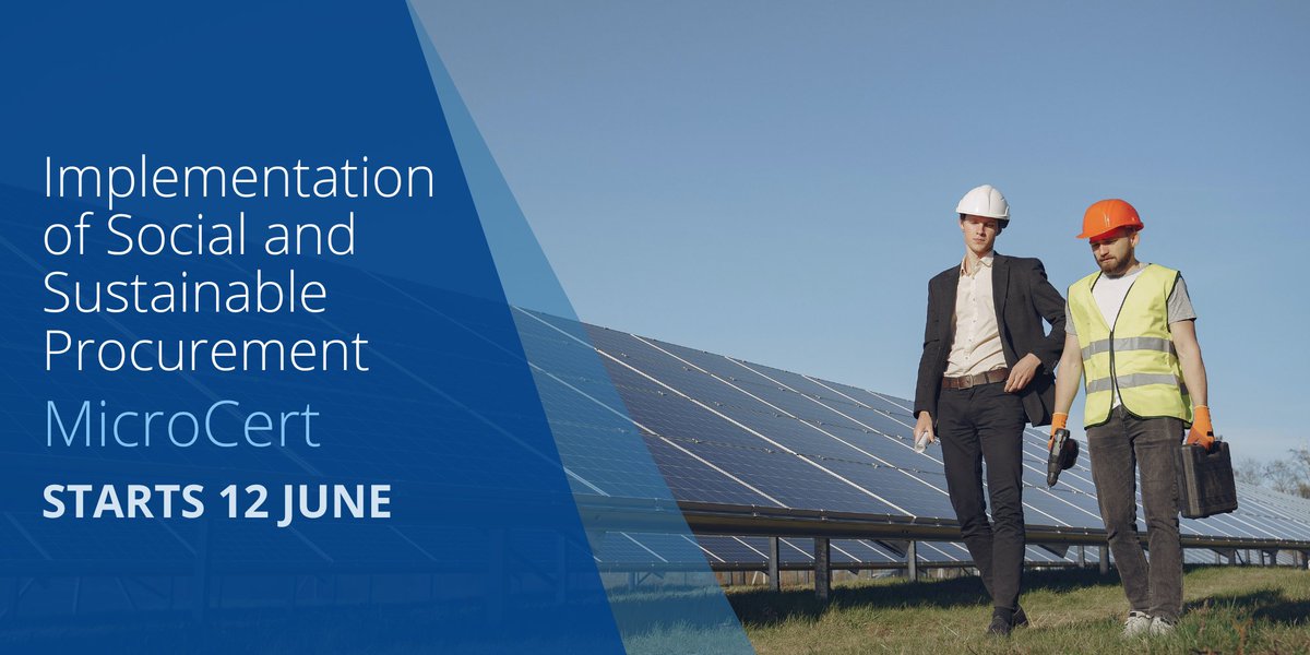 🚨LAST CHANCE: Learn how to maximise social impact and implement social and sustainable procurement practices in your business with our six-week short course starting next week!
study.unimelb.edu.au/find/microcred…