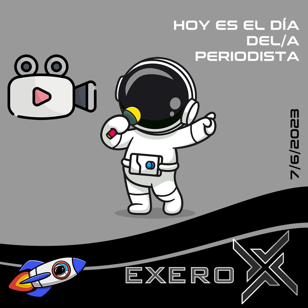 exeroestudios's tweet photo. 📅 ¿Sabías que? 📽️🎙️ ¡Hoy es el Día del/a Periodista! 🎤📺 7/6/2023 🌎 #Periodista #Locutor #Locutora #Radio #TV #Televisión #MundoPeriodístico #Noticias #7J https://t.co/SxJv7UPFyj
