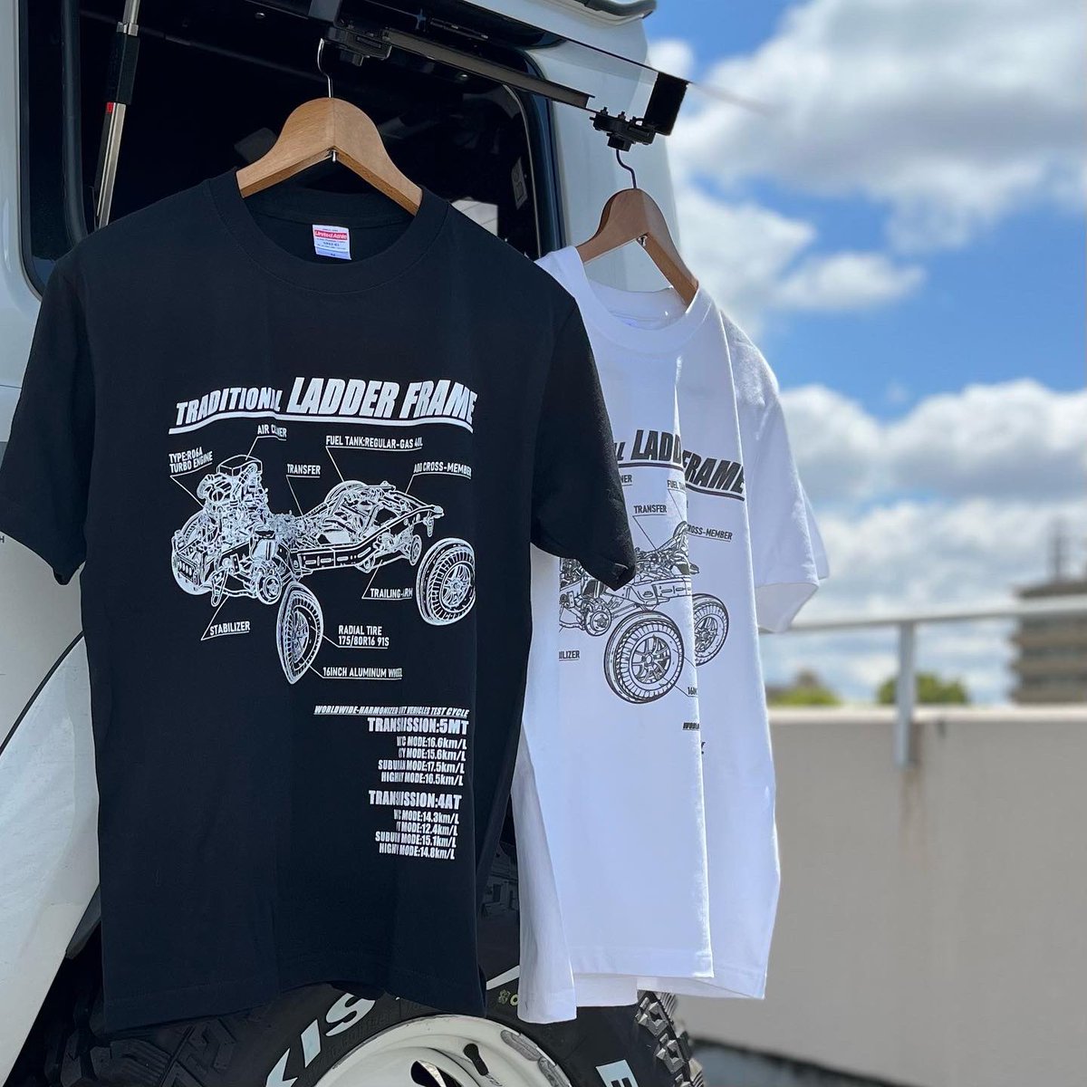 ラダーフレームTシャツ👍

#ジムニー #ジムニーTシャツ #ラダーフレーム