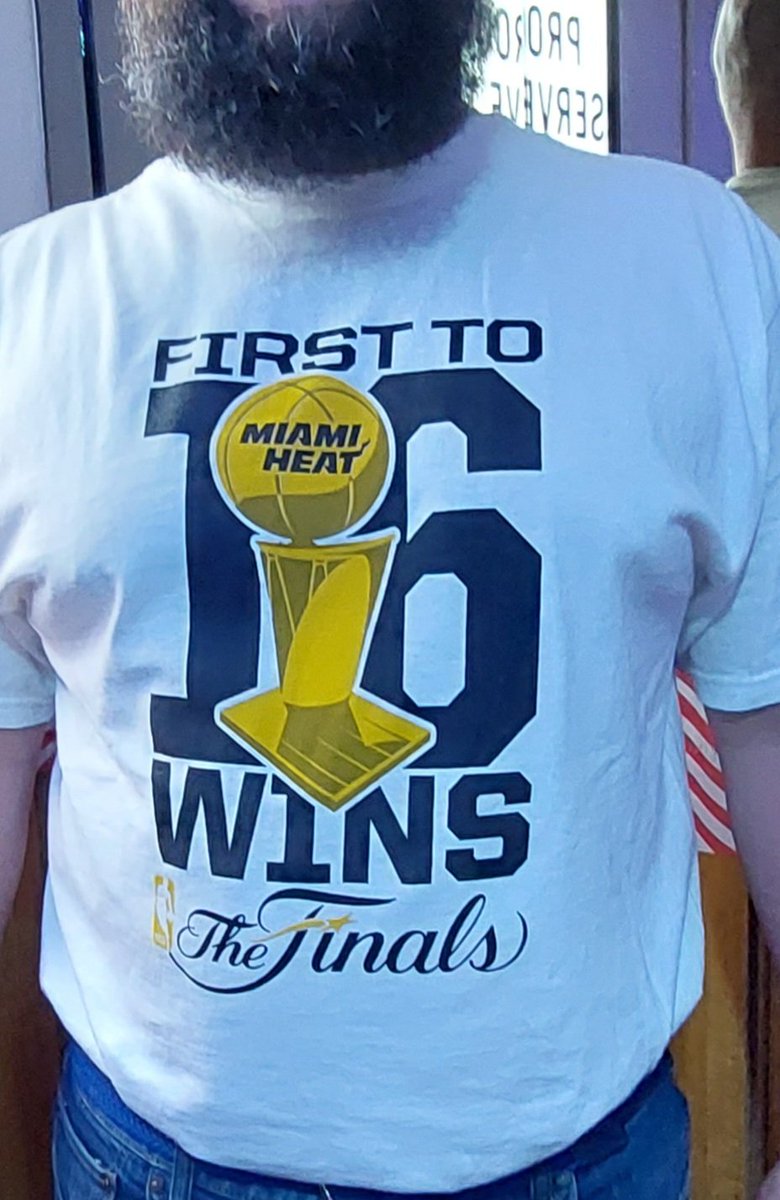 The attire for this evening.

#NBAFinals 
#LetsGoHeat
#FirstToSixteen