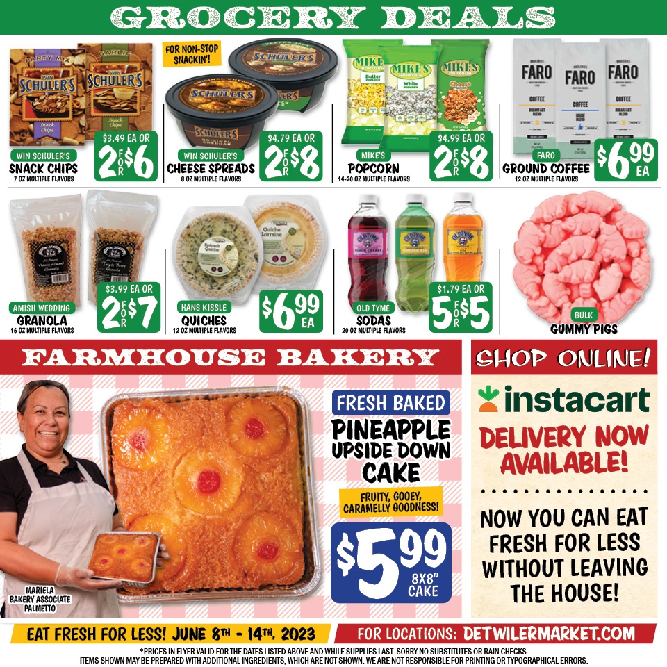 Great deals at Detwiler's this week! #eatfreshforless