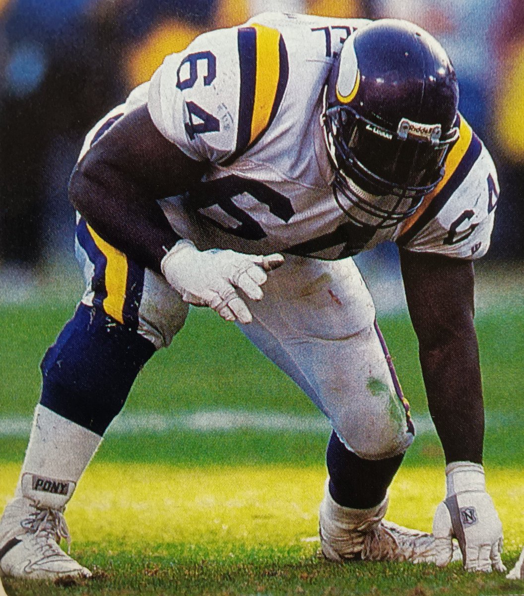 One of the best guards ever:Randall McDaniel:
Started 202 consecutive games across 14 seasons.
7x First-Team All-Pro.
12x Pro Bowler.
NFL 1990's All-Decade team.#NFL #NFL100 #HOF #Vikings