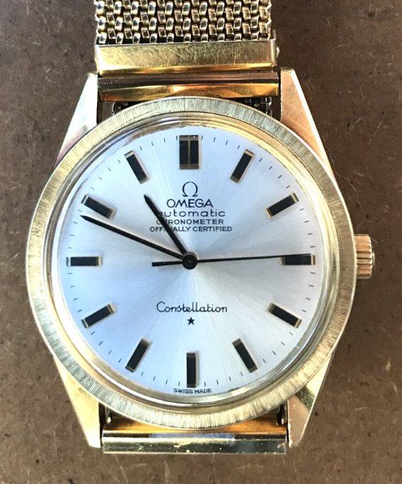 実は時計が好きです5⌚️ ＃コンステレーション ＃金無垢 https://t.co/vLAa1dE1ml