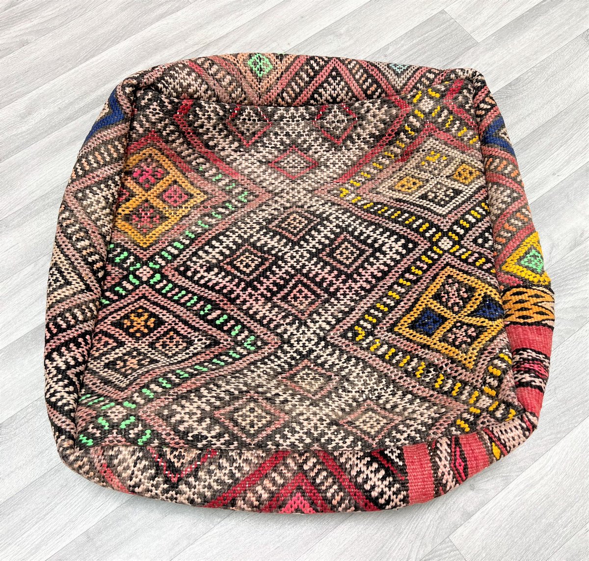 Excited to share the latest addition to my #etsy shop: vintage Moroccan Pouf, Moroccan Berber Kilim Pouf etsy.me/42tK5NB #bathandbeauty #bathaccessories #poufs #homeandliving #handwoven #floorpillows #vintage #berberpouf #moroccanpouf