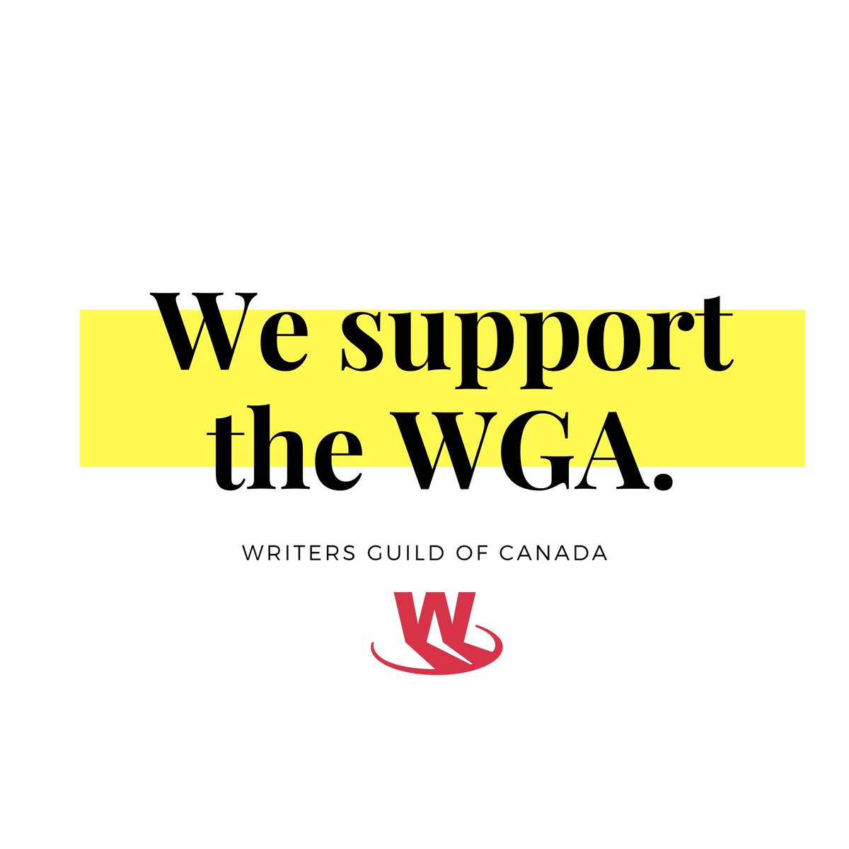 On June 14, the WGC is joining guilds + allies around the world for #ScreenwritersEverywhere—a global day of solidarity and action in support of the @WGAEast and @WGAWest #WGAstrike. Join us at our Toronto rally, or show your support online! Info: wgc.ca/sites/default/…