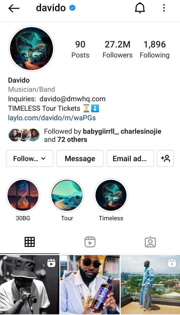 Africa Facts Zone on Twitter "Davido's Instagram account is worth a