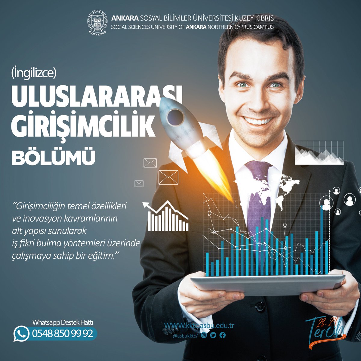 İngilizce Uluslararası Girişimcilik Bölümü

''Girişimciliğin temel özellikleri ve inovasyon kavramlarının alt yapısı sunularak iş fikri bulma yöntemleri üzerinde çalışmaya sahip bir eğitim.''