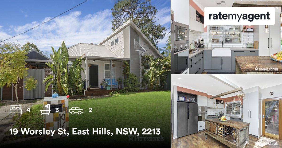 MrDuckWatson's tweet photo. 🛌 4 🛀 3 🚘 2
📍 19 Worsley St, East Hills, NSW, 2213

My latest listing on #RateMyAgent.
 20300036
https://t.co/YikXNfIwvc

...
#ratemyagent #realestate #Professionals_Padstow https://t.co/xSEzrv3Let