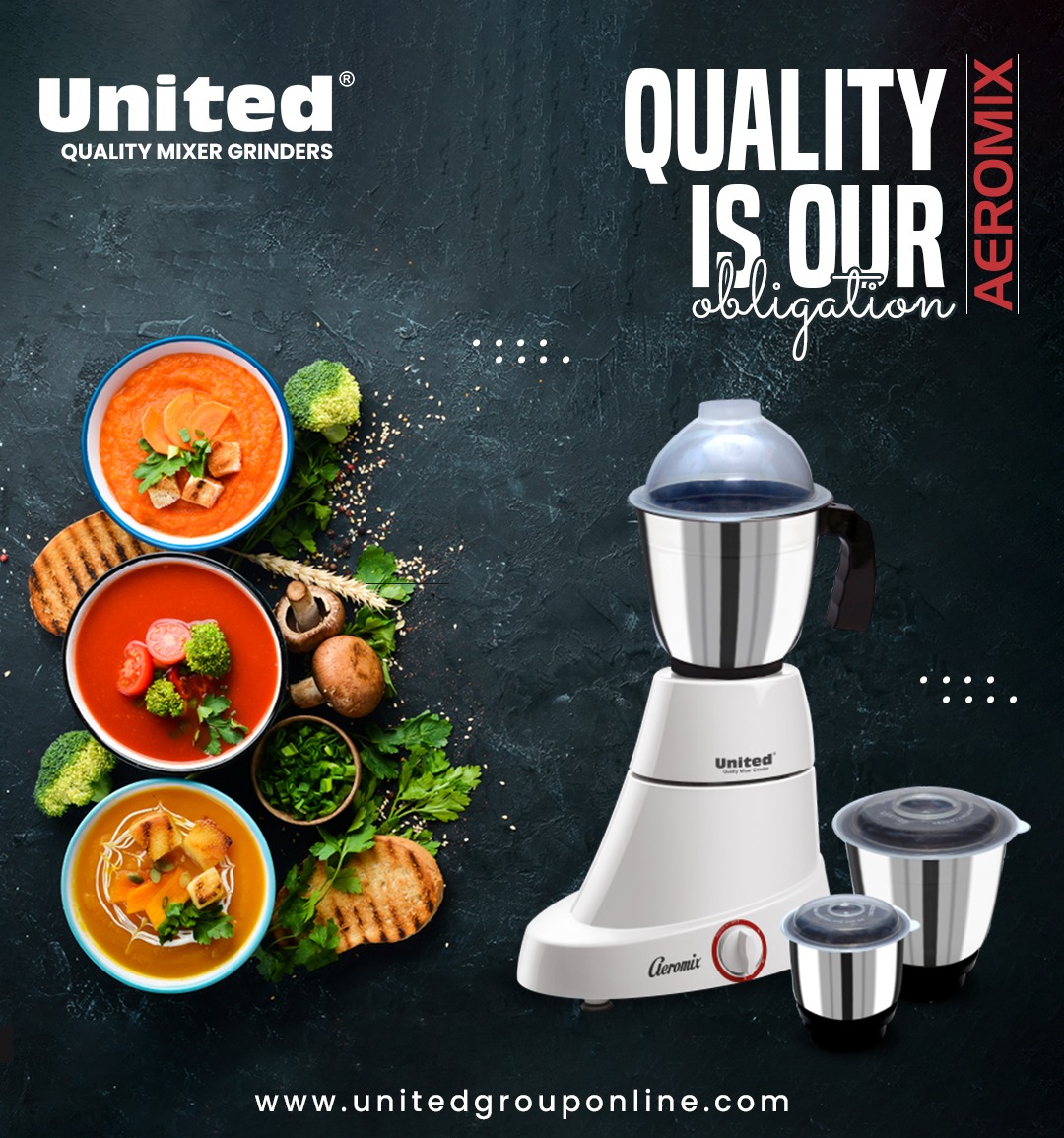 Quality is our OBLIGATION. 
.
 .
 .
 #United #Cookers #Cookware #PressureCookers #HealthyCooking #Deep #roundedkadai #RoundedTawa #Wok #Stwe #Pot #StainlessSteel #Durable #Reliable #PremiumQuality #Tastyfood #Chefchoice #Qualityproduct #Customersatisfaction #bestproductsever