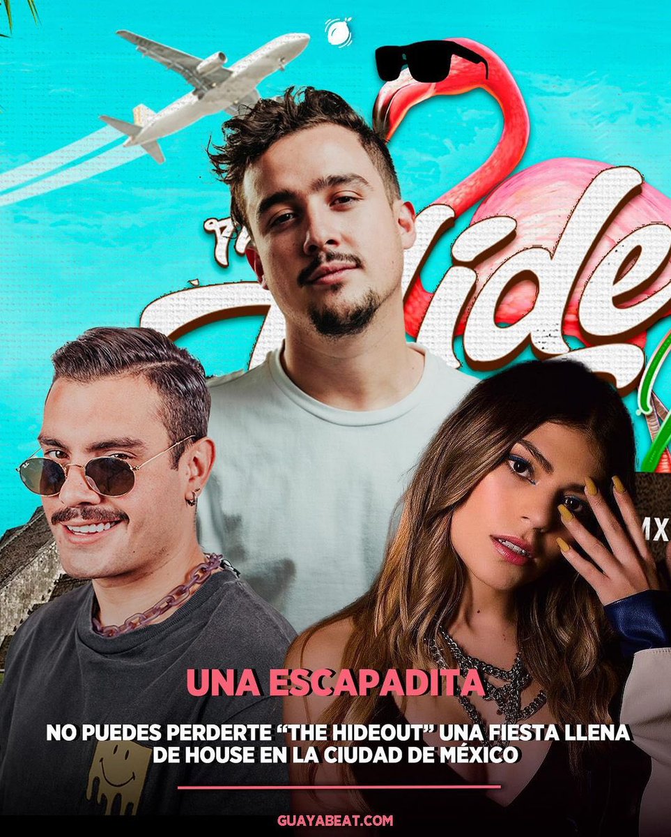 ¿Sabias que habrá una fiesta llena de house en CDMX? 🔥 Te esperamos en “The Hideout” Los boletos ya están a la venta 🎫🎫