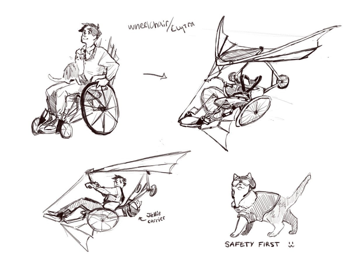 what if a wheelchair was an elytra :0 
+ bonus aviator jellie >:D
#goodtimeswithscarfanart #gtwsfanart @GTWScar