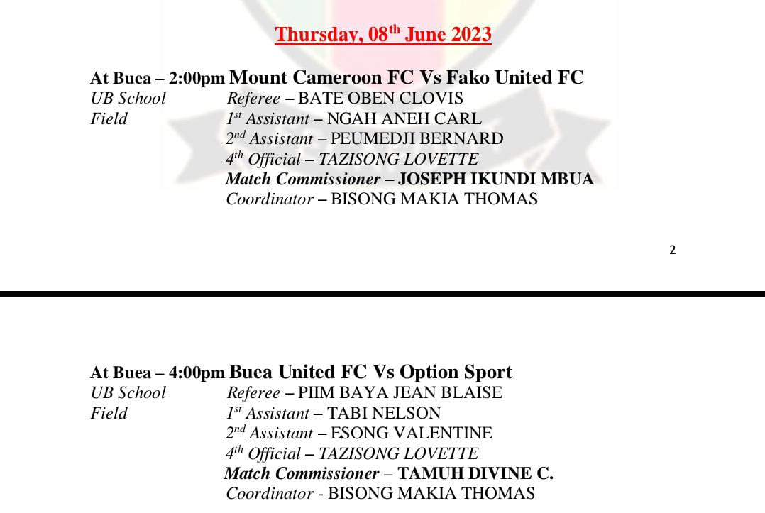 Buea United FC tweet media