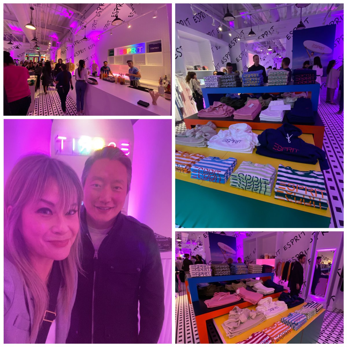 Congratulations to Esprit for their much-anticipated return to the US market at their new pop up at The Grove in LA!!!