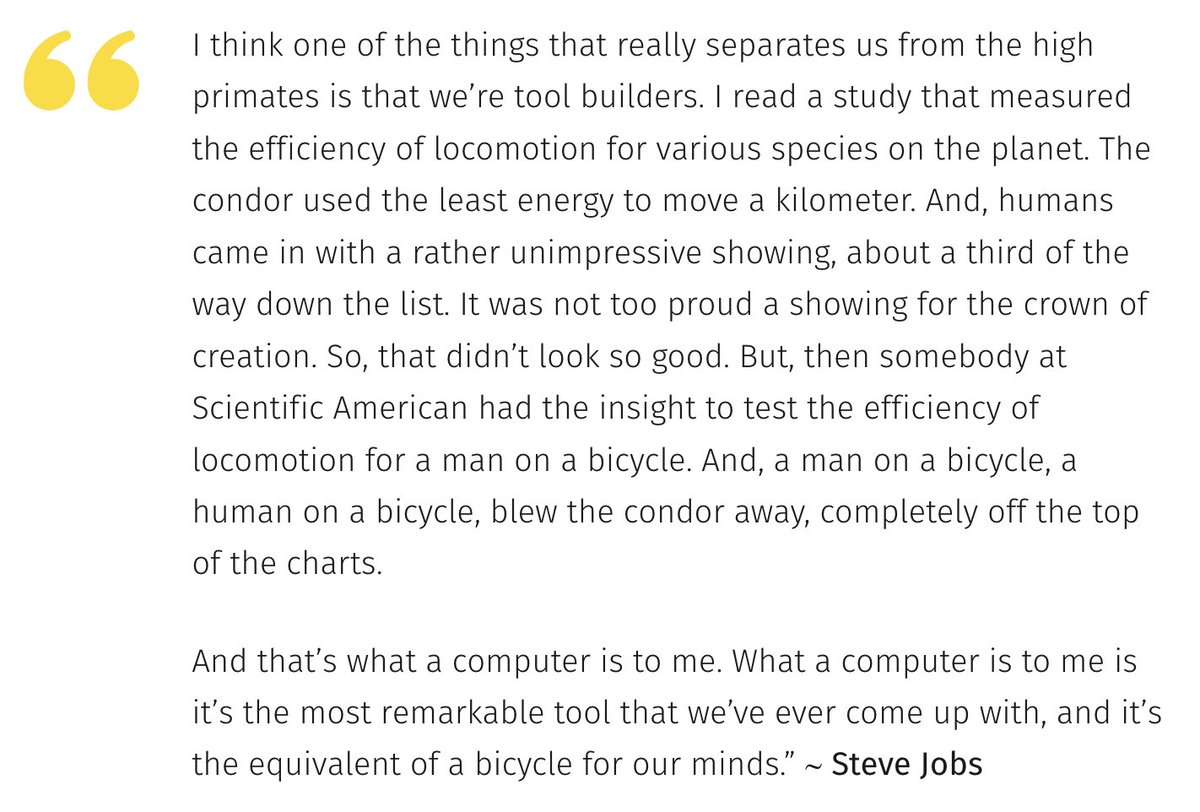 1/ One of my favorite Steve Jobs quotes is about how computers are the equivalent of a bicycle for the mind.

With AI-enabled hands-free charting <a href="/CarbonHealth/">Carbon Health</a>, it feels like we have finally unlocked the bicycle for the doctor’s mind. 🧵