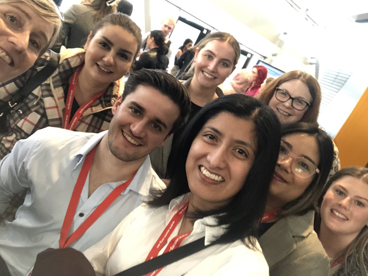 All smiles from the lab today as the students share their recent discoveries at the  <a href="/TheASMR1/">The Australian Society for Medical Research (ASMR)</a> Conference. 👌👌
<a href="/kay_mmin/">Kay Myo Min</a> <a href="/CharlieFfrench/">Charlie Ffrench</a> <a href="/Ana_Fouladzadeh/">Anahita Fouladzadeh</a> Nathalie and Michael.
First timer Emma &amp; regular attendee post-doc <a href="/barb_mcclure/">Dr Barb McClure</a> 

<a href="/CCB_Research/">Centre for Cancer Biology</a>