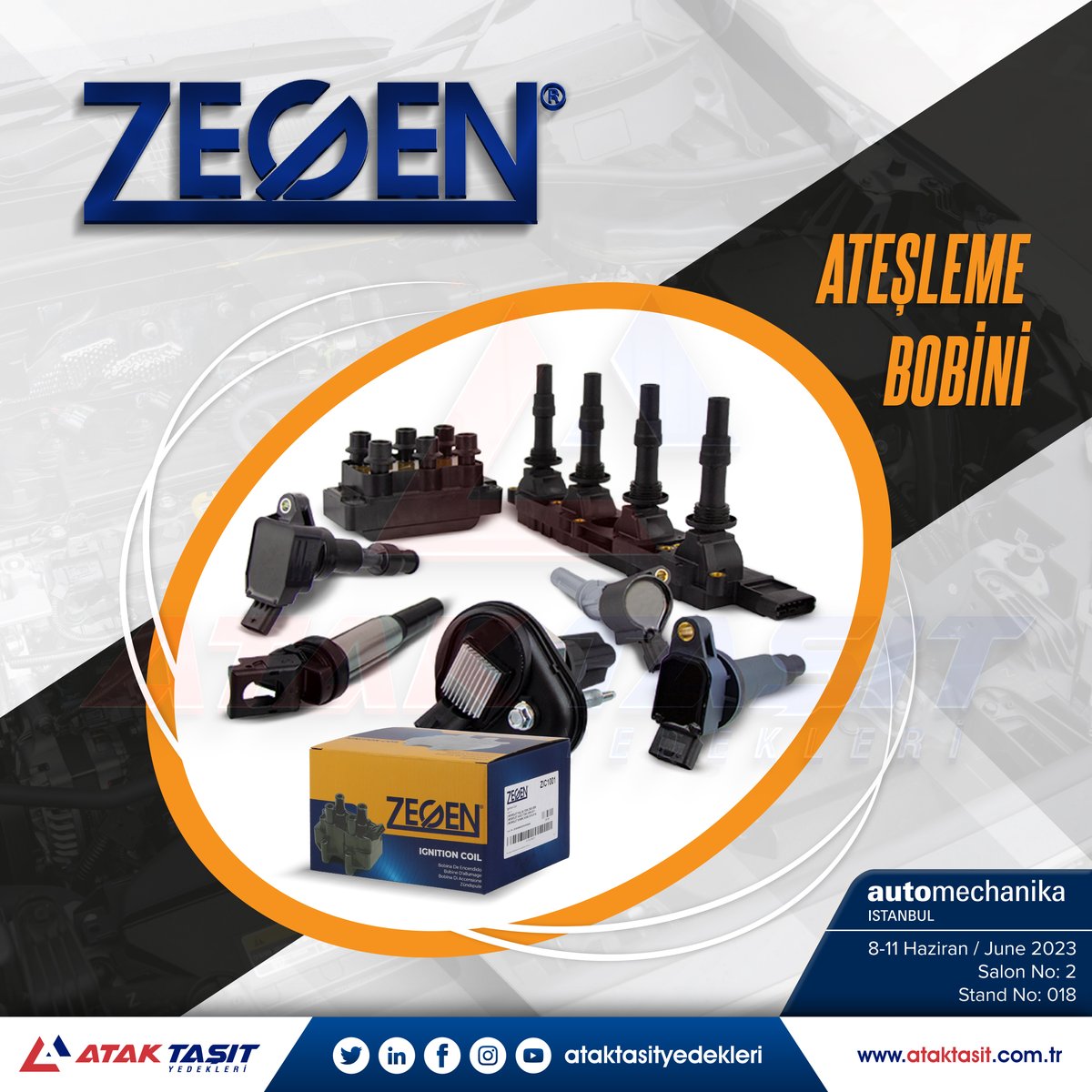 Zegen Ateşleme Bobini !

#zegen #ateşlemebobini #ataktaşıtyedekleri #herzamanatak #YedekParça #SpareParts #Aftermarket