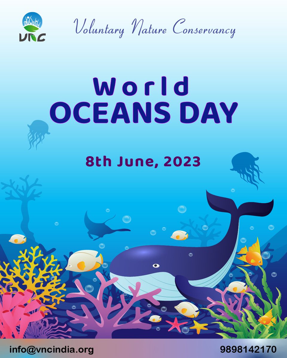 Happy #WorldOceanDay! Let's protect and preserve our invaluable blue planet. Together, we can make a difference and ensure a sustainable future for our oceans. 💙#OceanLove #SaveOurSeas #SustainableOcean #MarineLifeMatters #PreserveOurWaters #OceanAwareness #CleanOceanInitiative