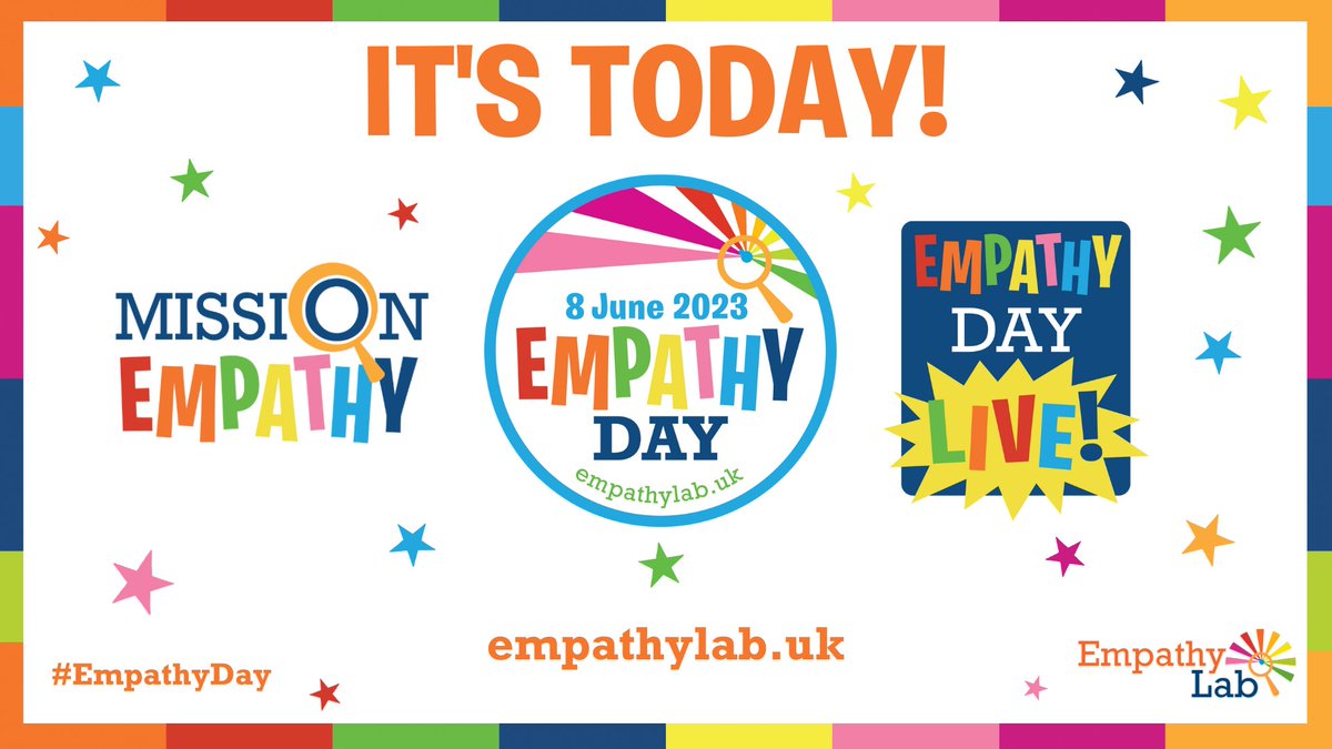 jonnybid's tweet photo. Today is #EmpathyDay. @EmpathyLabUK have put together some amazing resources, live sessions and book lists, which can all be found on their website. It's also a day to have conversations with people and maybe look at things from a different point of view. https://t.co/40BFplxzkI https://t.co/VPKkmIHIfV