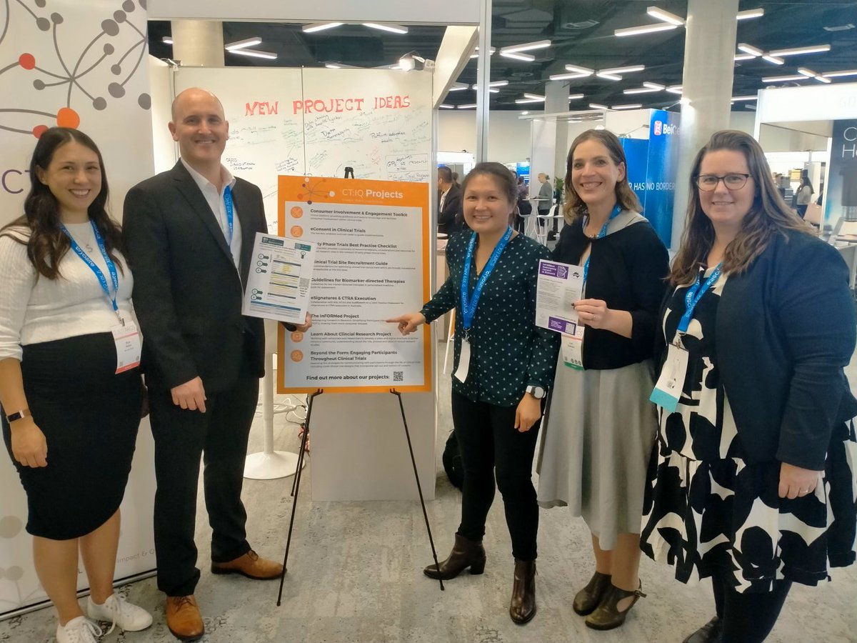 Gearing up for the big launch very soon at #2023ARCS! The CT:IQ InFORMed Project reps are excited and ready to make an impact in the world of clinical trials. Stay tuned for the official unveiling of our #PICF project! #InFORMedProject #ClinicalTrials