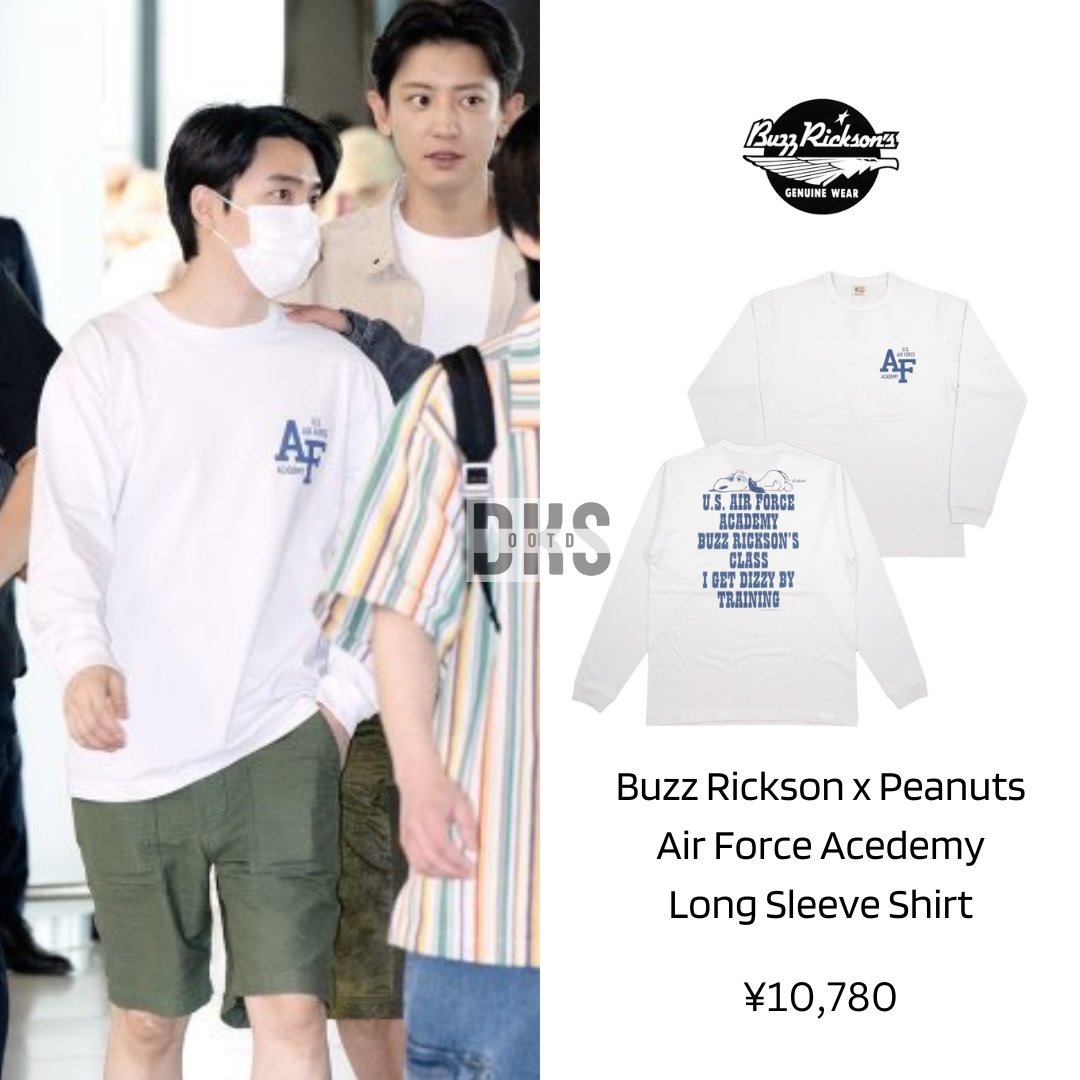 EXO D.O. Kyungsoo airport preview in Gimpo, 230608

BUZZ RICKSON X PEANUTS Air Force Academy Long Sleeve Shirt

#도경수 #디오 #KYUNGSOO #DO(D.O.)
#ギョンス #都敬秀
@weareoneEXO #EXO #엑소