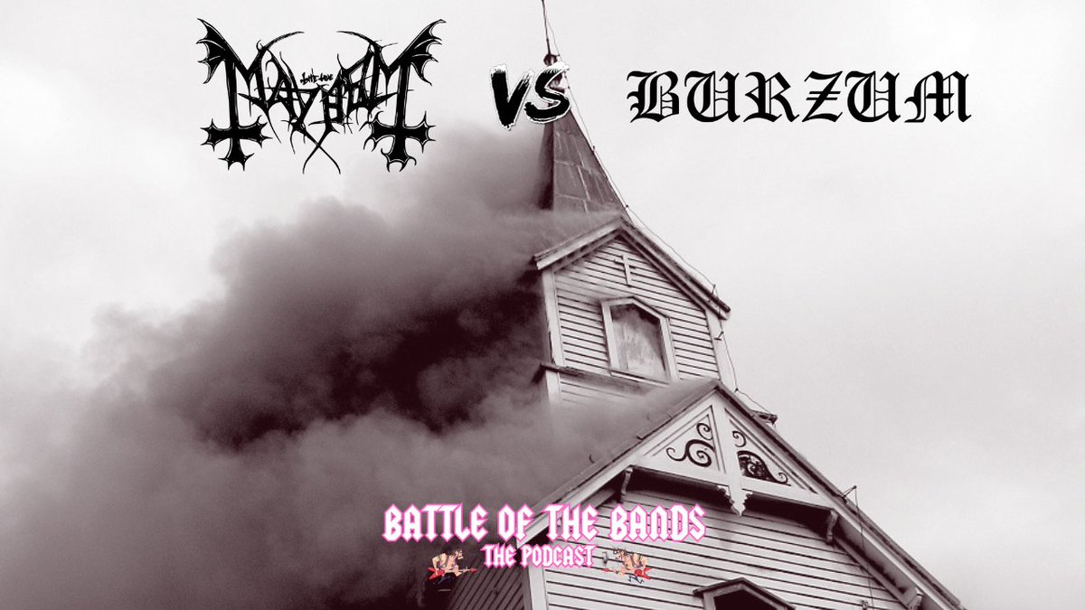 BattleBandsPod's tweet photo. In episode 2 of our season on Mayhem v Burzum...Norway burns. ⛪️🔥 https://t.co/CWs3sRMWHE