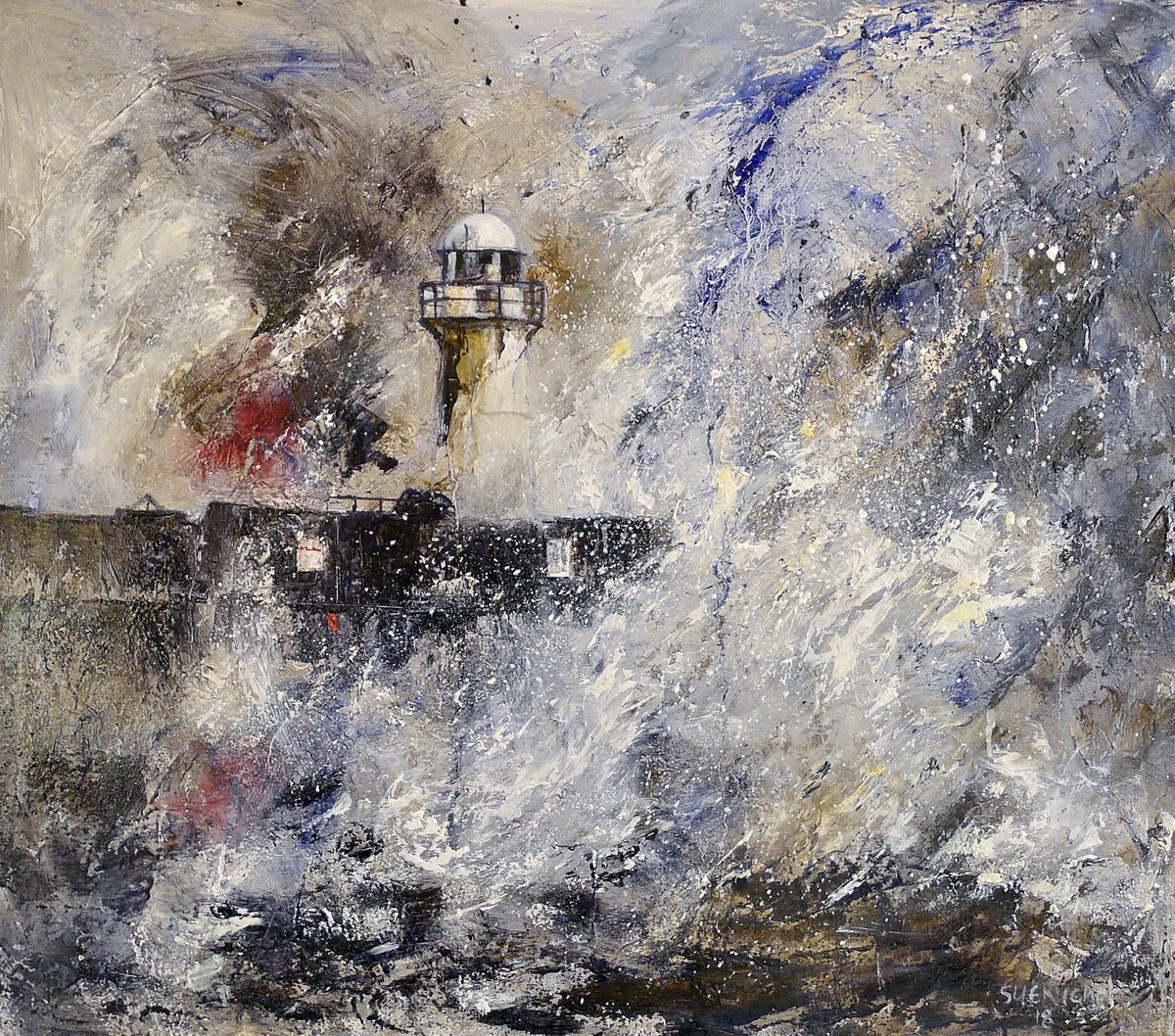 #worldoceanday Protect our seas and all who live in/near her, sail/swim on her. #SouthGare  #lighthouse #NorthSea #seascape