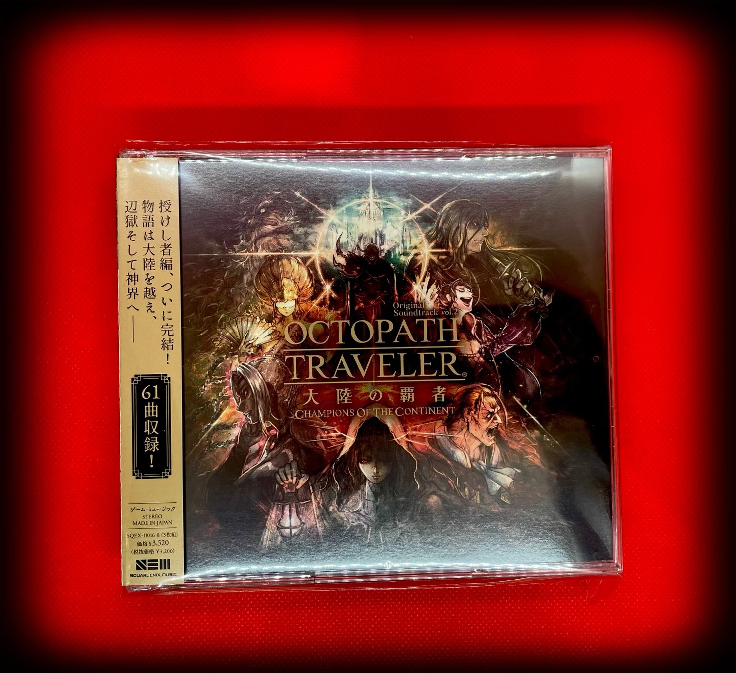 OCTOPATH TRAVELER Champions of the Continent Original Soundtrack Japan  Music CD