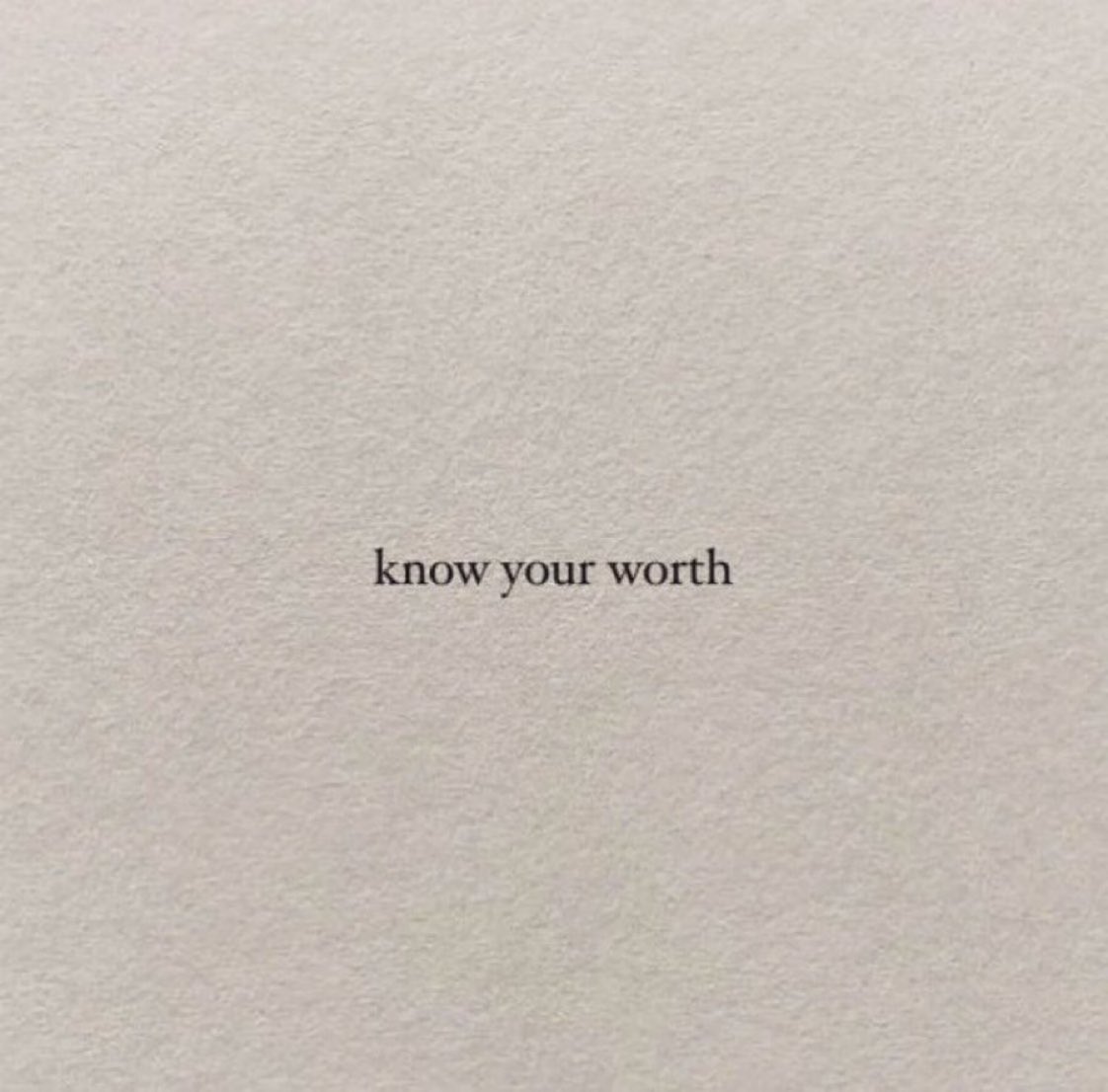 “Kendi değerini bil.” 🌱