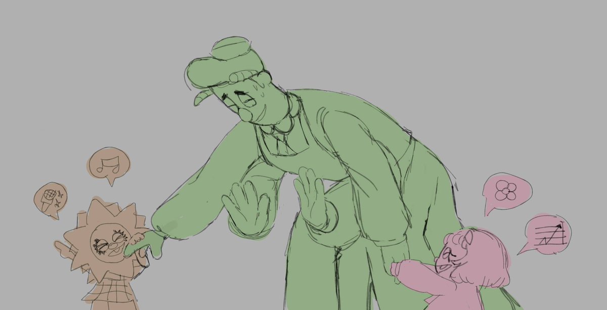 ce_ansi's tweet image. How about helping with the dialogues for Sally's plays or assisting Julie in increasing smiles among her neighbors? 🌞🐛🌼
.
#welcomehome #juliejoyful #welcomehomefanart #sallystarlet #howdypillar #fanart