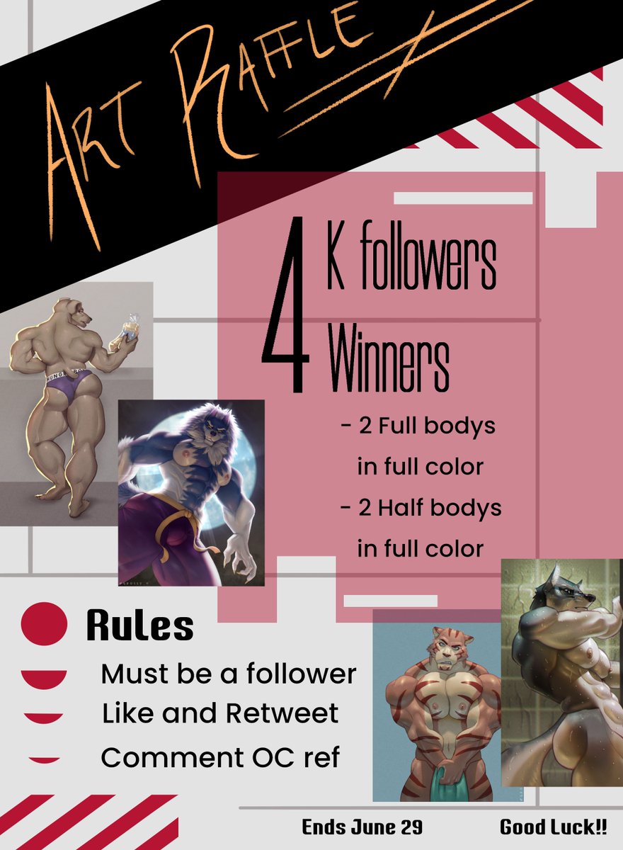K_Guazu's tweet photo. It's time for Art Raffle!!!!

Thank you so much for your love and support, you make me wanna keep drawing <3

please read the rules, raffle ends june 29. Good luck to everyone ^^ https://t.co/FQuCgH6G0R