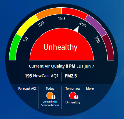 RELEASE: Stay indoors: Erie County urges continued precautions as smoke-filled air is expected through Thursday, June 8
www3.erie.gov/health/press/s…