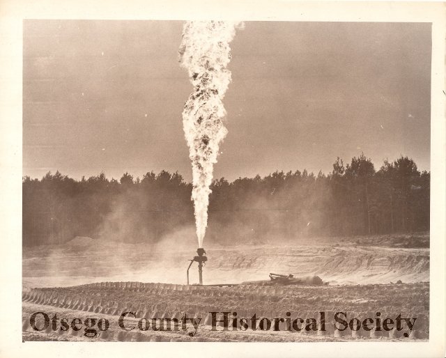 Michigan's Past on Twitter "Gas well fire in Chester Township in