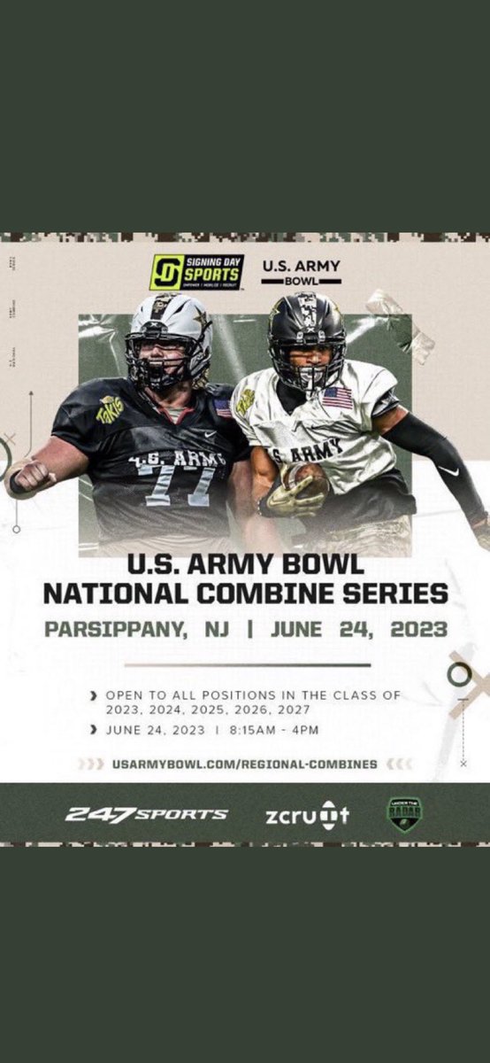 MichaelRic251's tweet photo. Thanks for the invite! @Coach_Sokol @USArmyBowl https://t.co/THytLjW6Xi