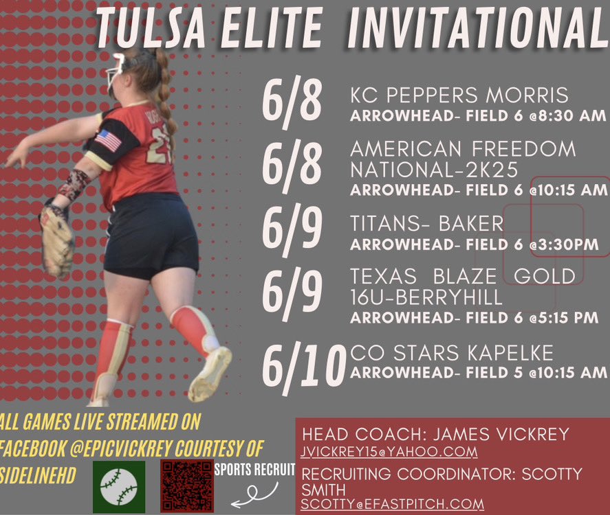 MckenzieCothran's tweet photo. Can’t wait to get out and play this week!! @epicvickrey @Epic__SB https://t.co/lNruTmkn5h