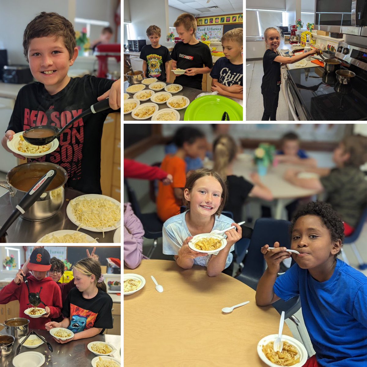 Mrs. Prue lead our Knights in learning about French Canadian culture and La Festival de la Poutine. We celebrated by following our own procedure writing on how to make this yummy French dish.🍟 🧀 🇫🇷 😋