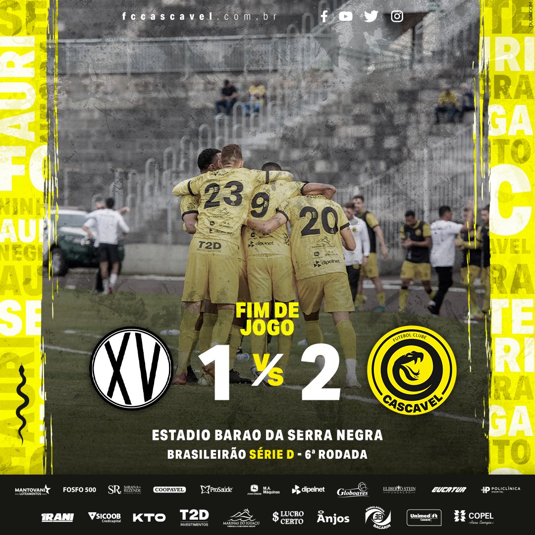 fc_cascavel's tweet photo. Agora vai! Vencemos! 

https://t.co/qkqcr7lOdm https://t.co/bluce1E6jw