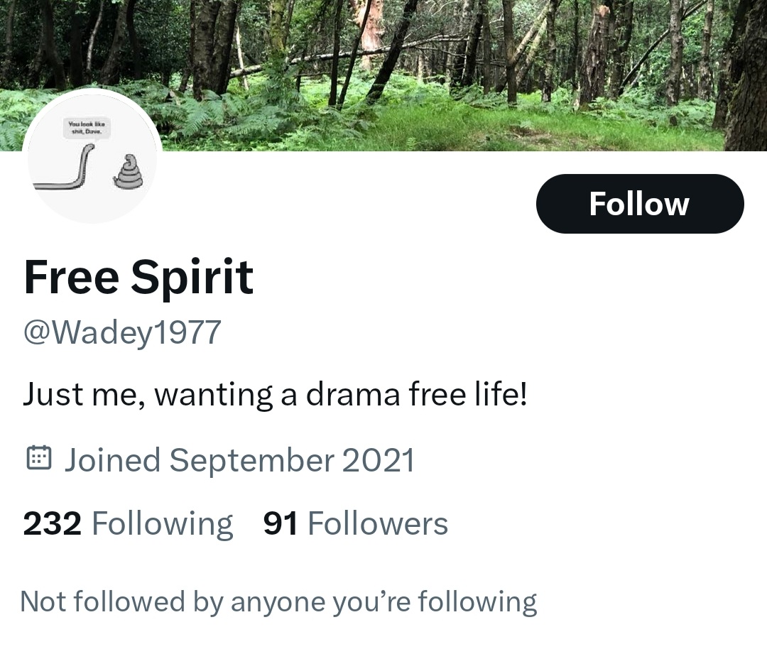 StevenC63325581's tweet photo. @Wadey1977 A drama free life. Yet spends his entire day whinging on twitter. Then plays the victim when confronted. Now that's a howler. https://t.co/QzOCFlfC8S