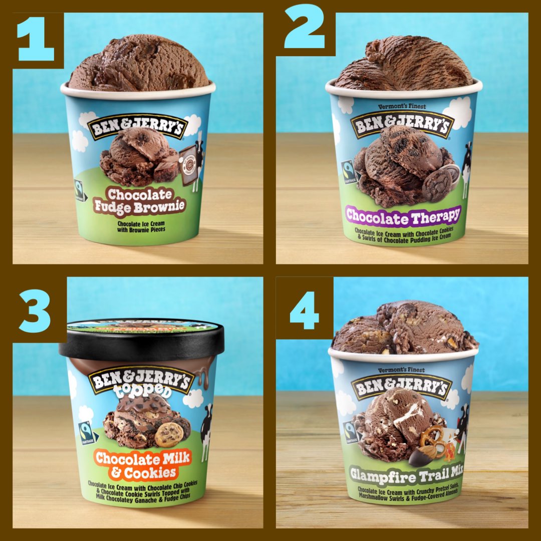 Choose!🍫
#NationalChocolateIceCreamDay #chocolate #BenandJerrys