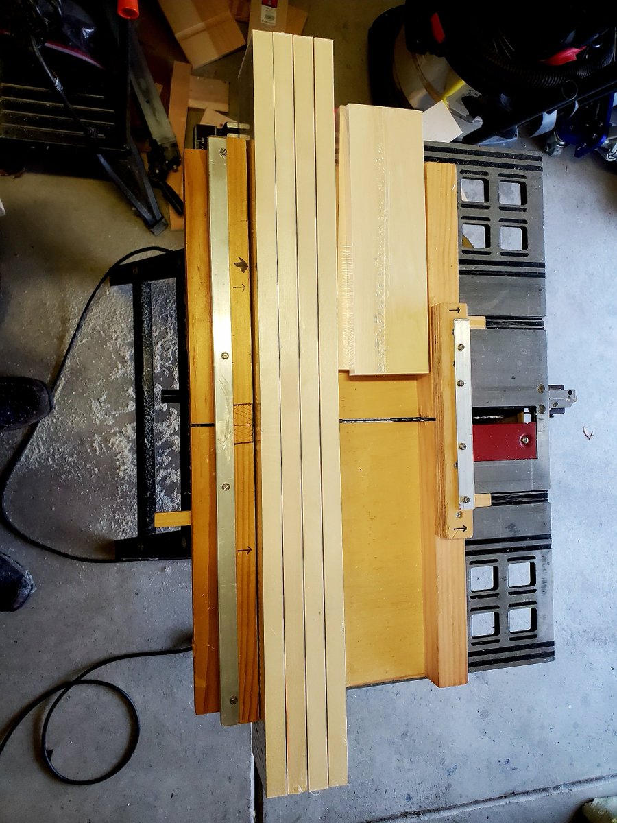 kyzernick85's tweet image. First cuts in aspen boards for my floating bookshelves project. 
#woodworking 
#Project
#shoptime