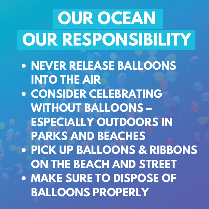 CityOfGoleta's tweet photo. As part of the #PlasticFreeGoleta initiative, mylar/foil balloons cannot be sold in the #CityofGoleta or used in public spaces under our new ordinance. Balloons are known to be bad for the environment, harm wildlife, and cause power outages.

Thank you for doing your part! https://t.co/N4eyCuTtNI