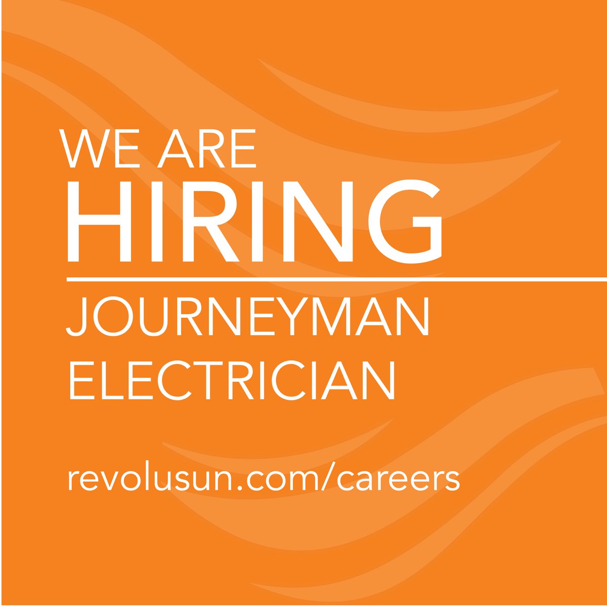 We're #Hiring a Journeyman #Electrician! 

We're seeking a passionate Journeyman Electrician to ensure top-notch workmanship and safety in our #solar installations. 

To apply, visit revolusun.com/careers
808.748.8888 | revolusun.com

#hiring #jobopening #hawaiijobs