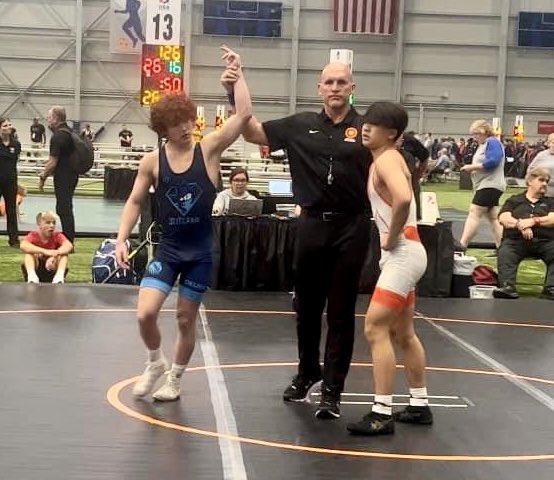 Isaiah Jones goes 5-0 for Team Oklahoma on the first day of 16U Greco National Duals in Loves Park, Illinois! Keep rolling, Iah!! 

#BixbyBuilt 🔴🔵