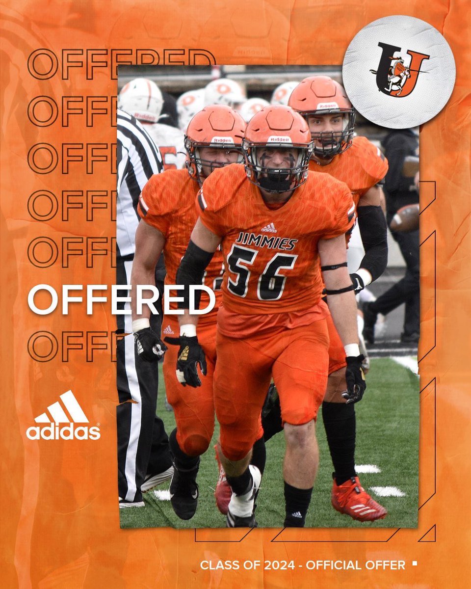 After a great camp and call from <a href="/Coach_Mistro/">Brian Mistro</a> I am grateful to say I have received my first offer from <a href="/JimmieFootball/">Jamestown Football</a>! Thanks for this amazing opportunity!